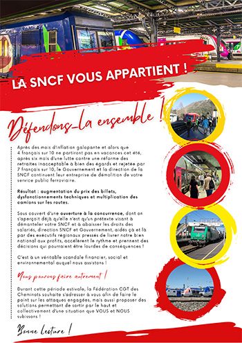 Tract aux usagers